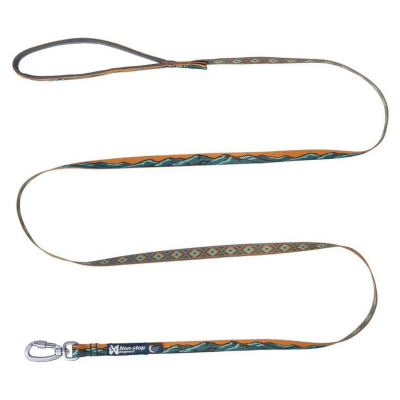 Non-stop Trail Quest Leash Rachel Pohl Teal/Oak 15mm/2m