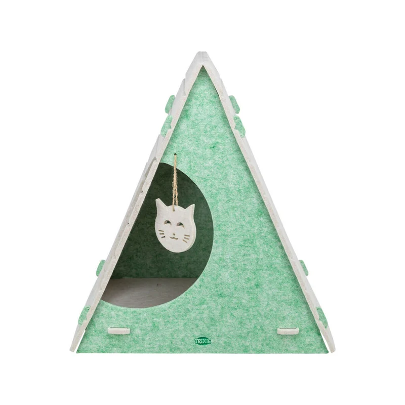 Cat cave Trixie Lucy Green Sand 46 x 50 x 38 cm Tipi