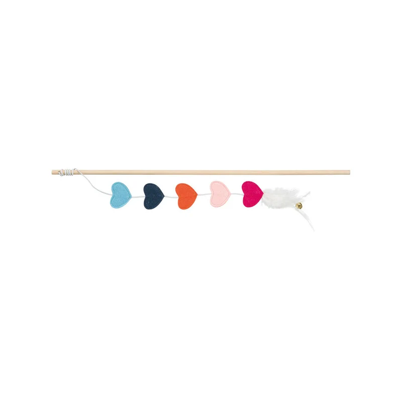 Cat toy Trixie Multicolour Feather Heart 48 cm