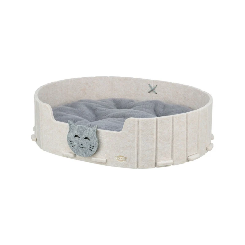 Cat Bed Trixie Emelie 50 x 42 cm Grey Sand