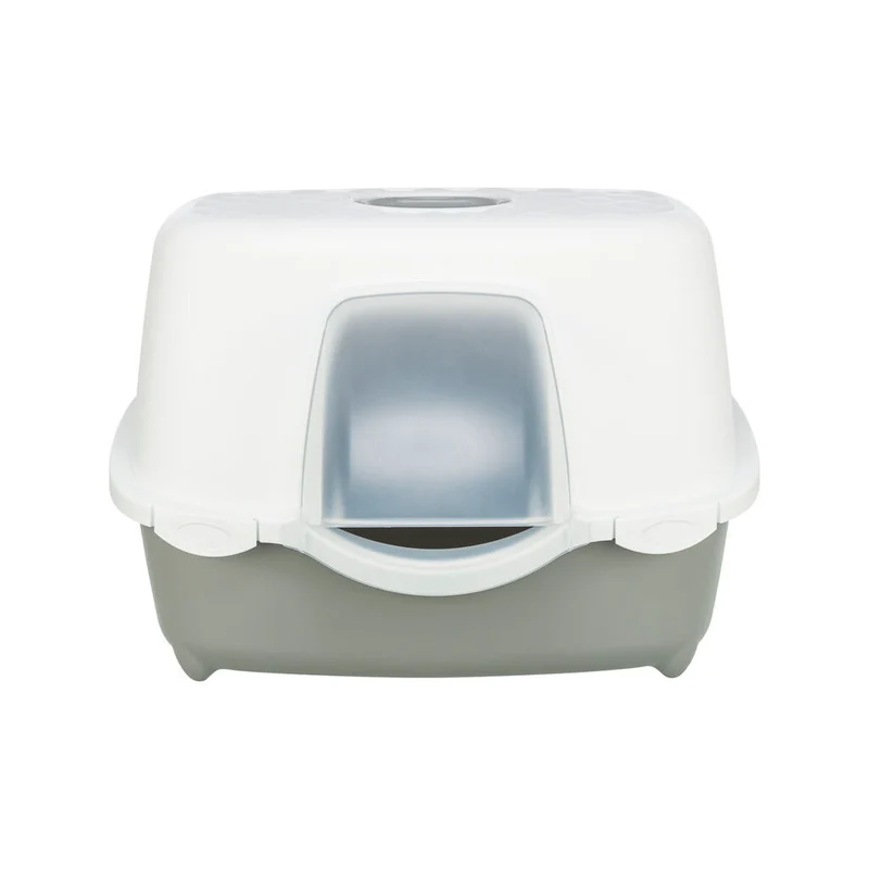 Cat Litter Box Trixie Davio Top White Grey 56 x 39 x 39 cm Plastic