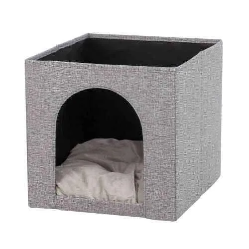 Cama Cueva para Gatos Trixie Gris