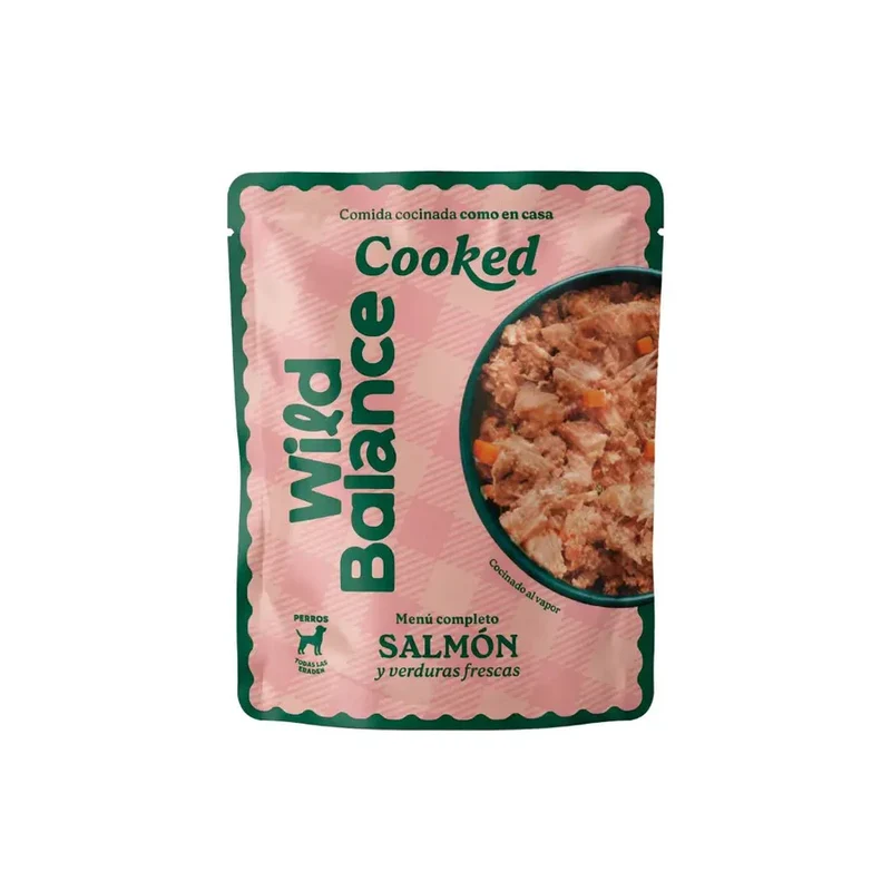 Wild Balance - Comida cocinada de salmón para perros