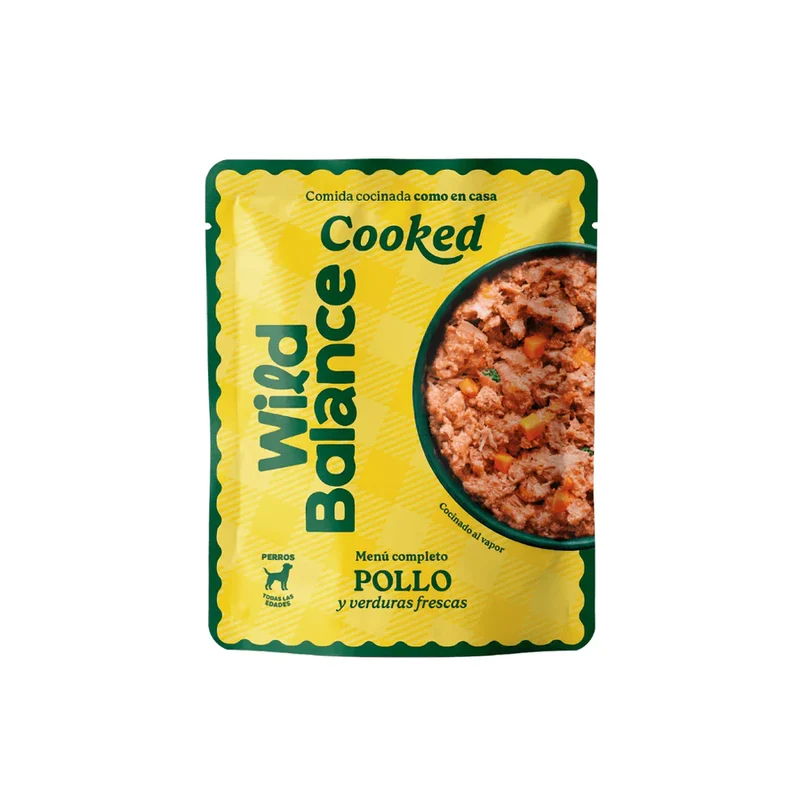 Wild Balance - Comida cocinada de pollo para perros
