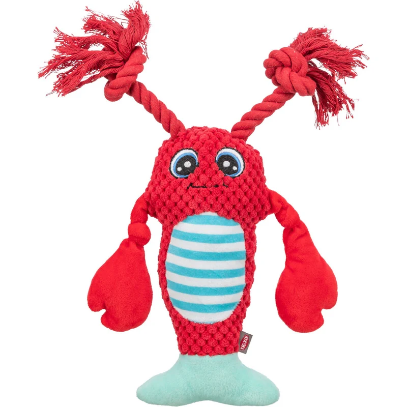 Trixie - Peluche Langosta con cuerdas 34 cm