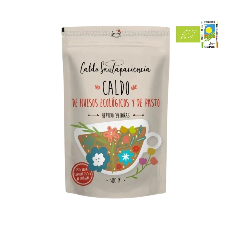 SantaPaciencia Caldo de Huesos ECO con Sal 500ml