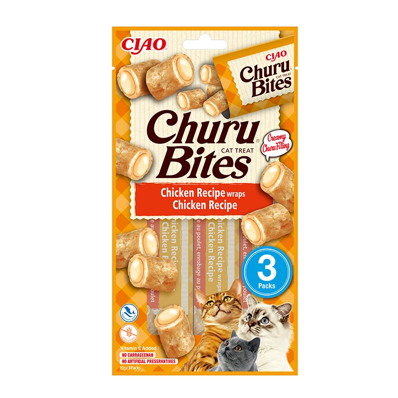 Inaba Cat Churu Bites Pollo 3x10g