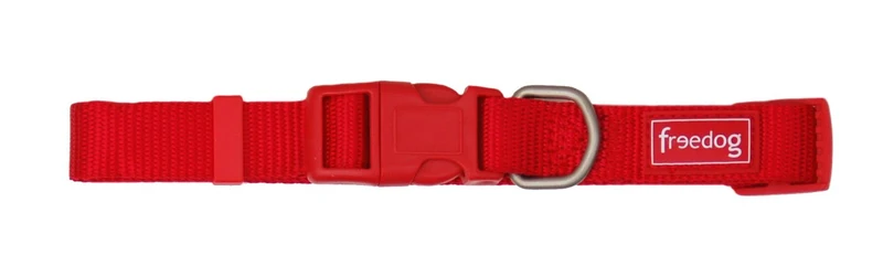 Freedog Collar Nylon Basic Rojo 1 ud