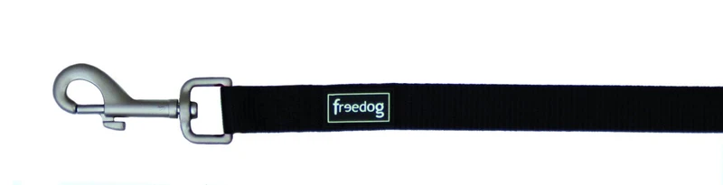 Freedog Correa Nylon Basic Negra 120cm