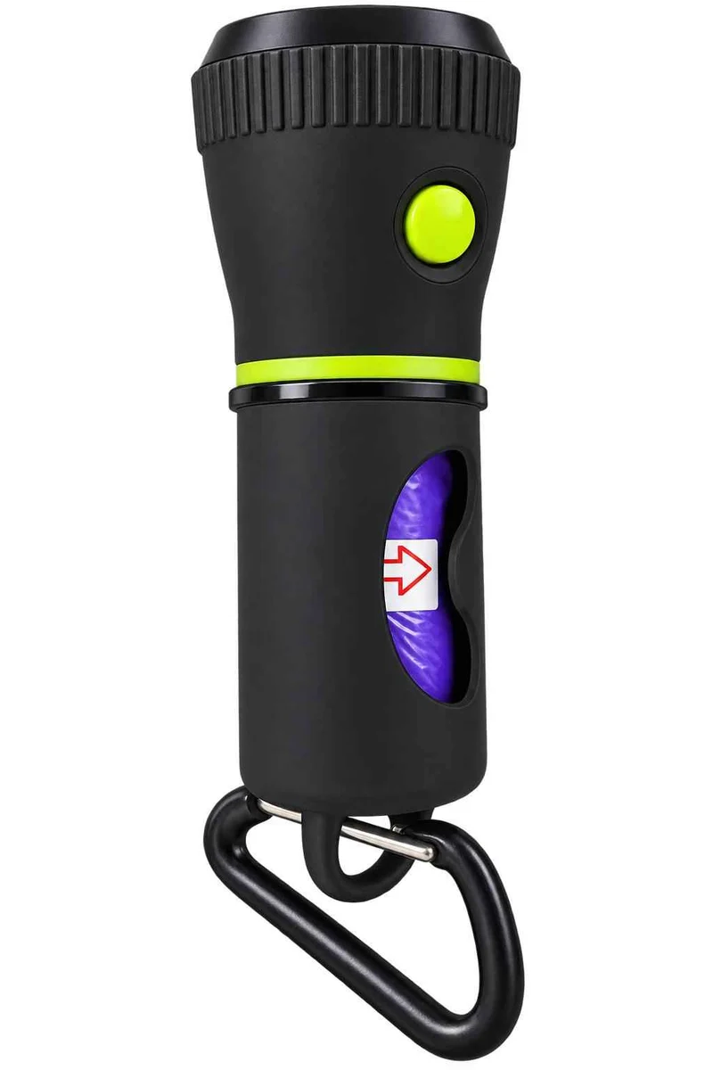 Trixie Lámpara LED con Dispensador de Bolsas para Perro