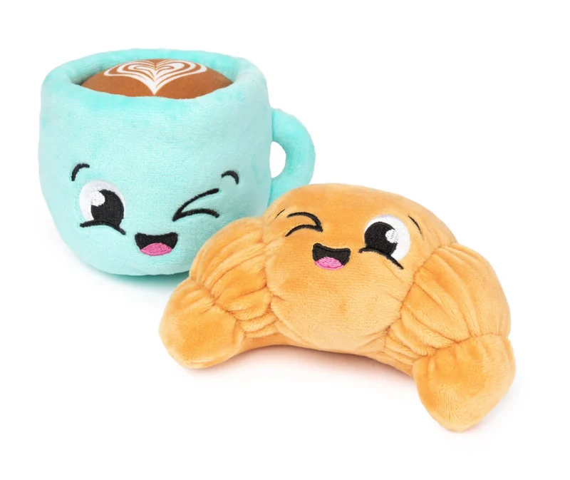 Fuzzyard - Peluche Croissant & Capuchino (2x1)