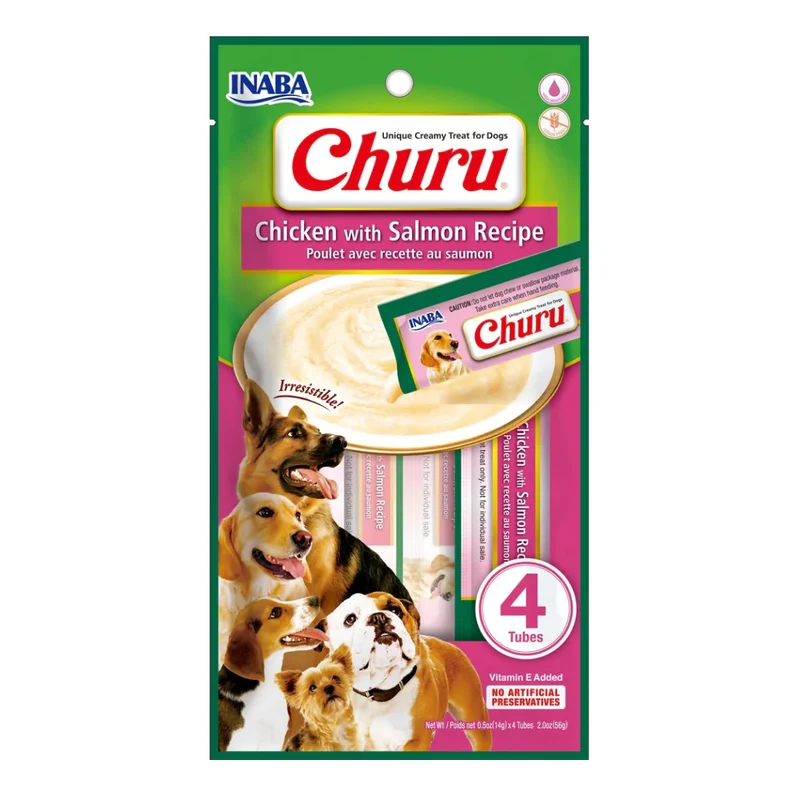 Inaba churu perro - Pollo con salmón
