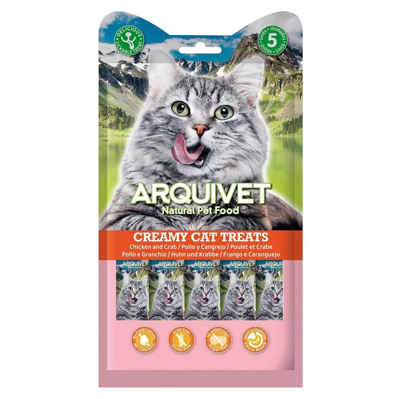 Arquivet - Snack cremoso de Pollo y Cangrejo