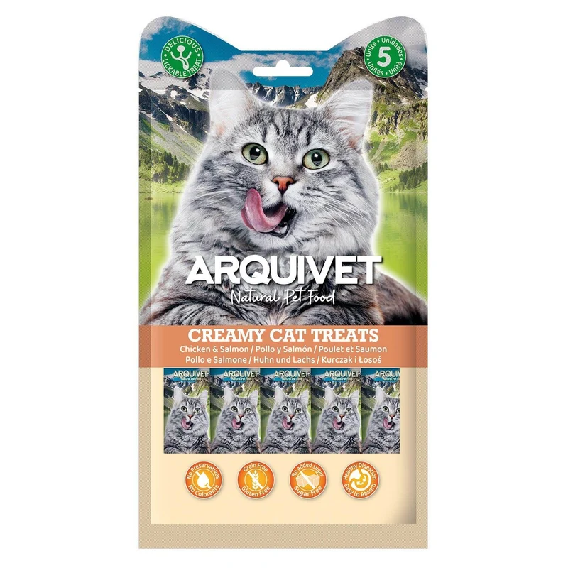 Arquivet - Snack cremoso de Pollo y Salmón