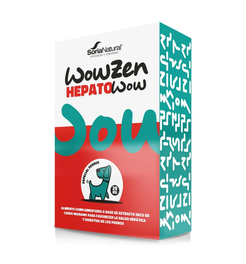 Soria Natural - Suplemento hepático Hepatowow para perros