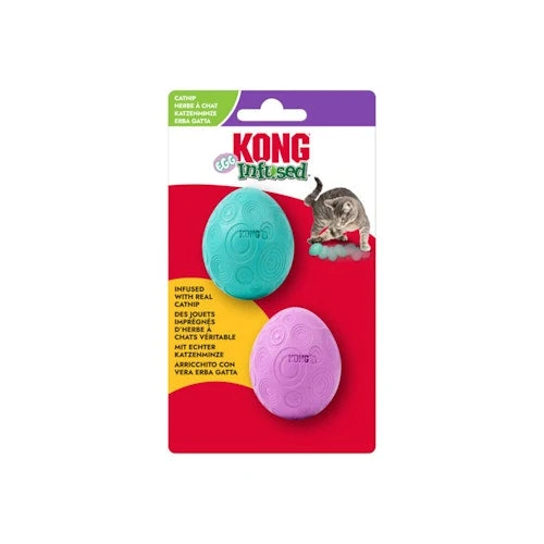 Kong Huevo Infused con Catnip Juguete para Gatos