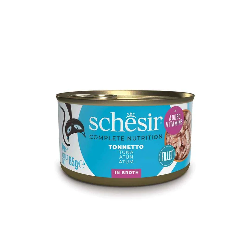 Schesir Complete Nutrition Atún al Natural para Gatos – 85g