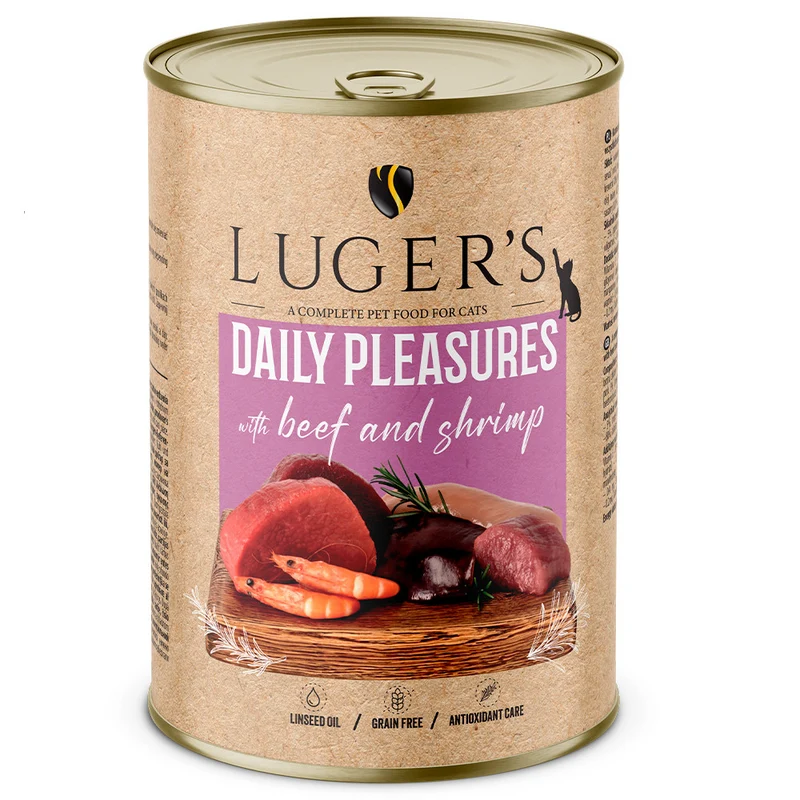 Luger's - Ternera y camarones (sin vegetales) 400g