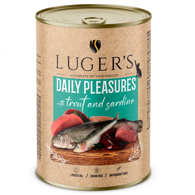 Luger's - Trucha y sardina (sin vegetales) 400g