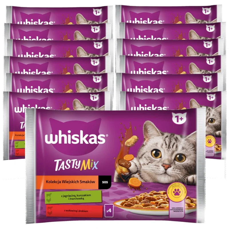 Whiskas Tasty Mix Country Collection Comida Húmeda 52x85g