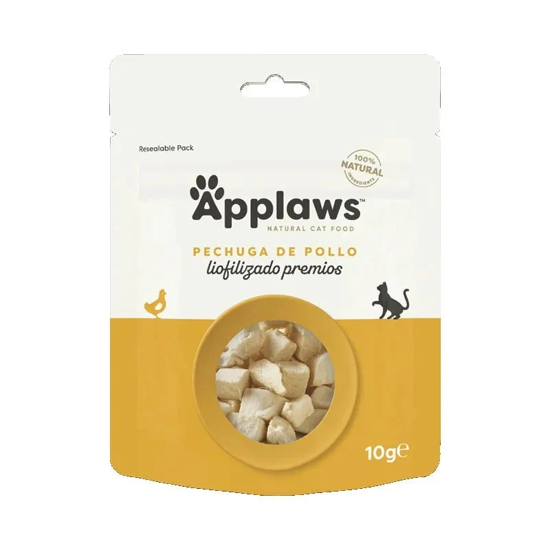 Applaws Pechuga de Pollo Liofilizado Snack para Gatos 12 sachets 120g