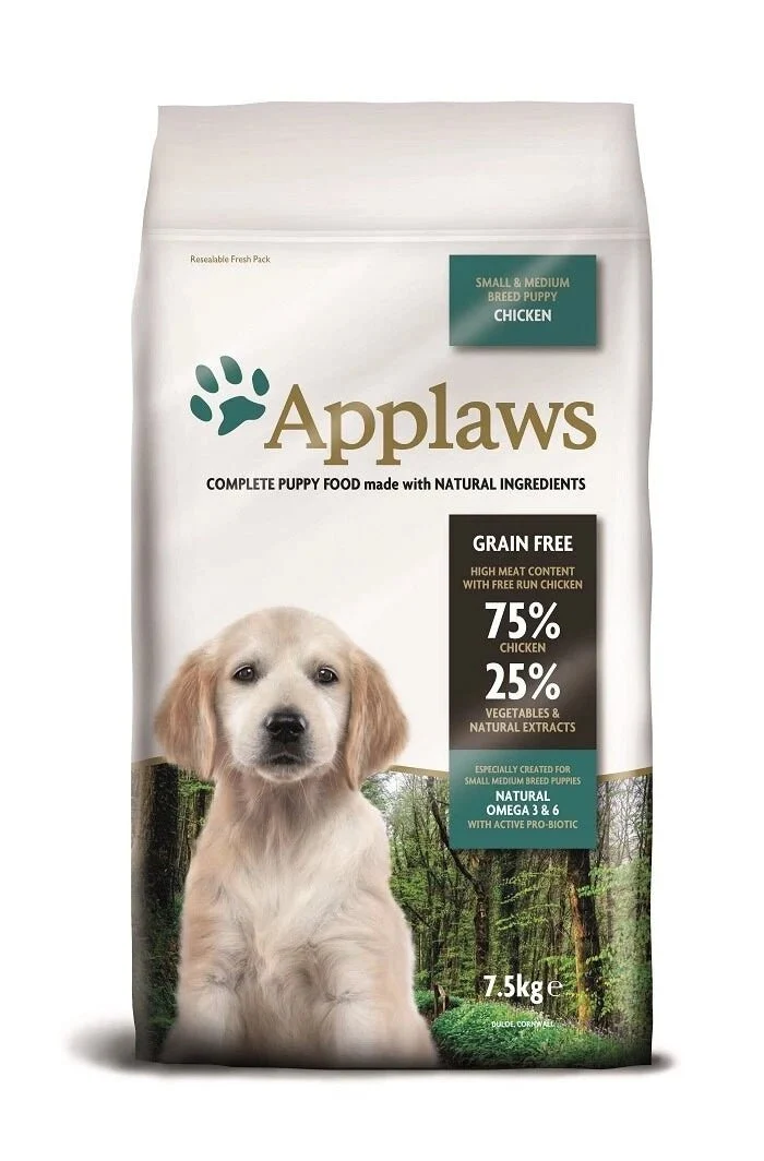 Applaws Croquetas Secas Cachorro Pequeñas y Medianas Pollo 7.5kg