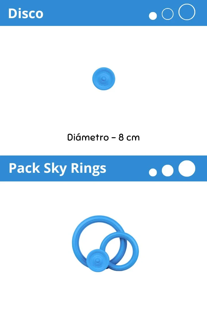 Rucan Sky Rings Juguetes Interactivos 3 ud