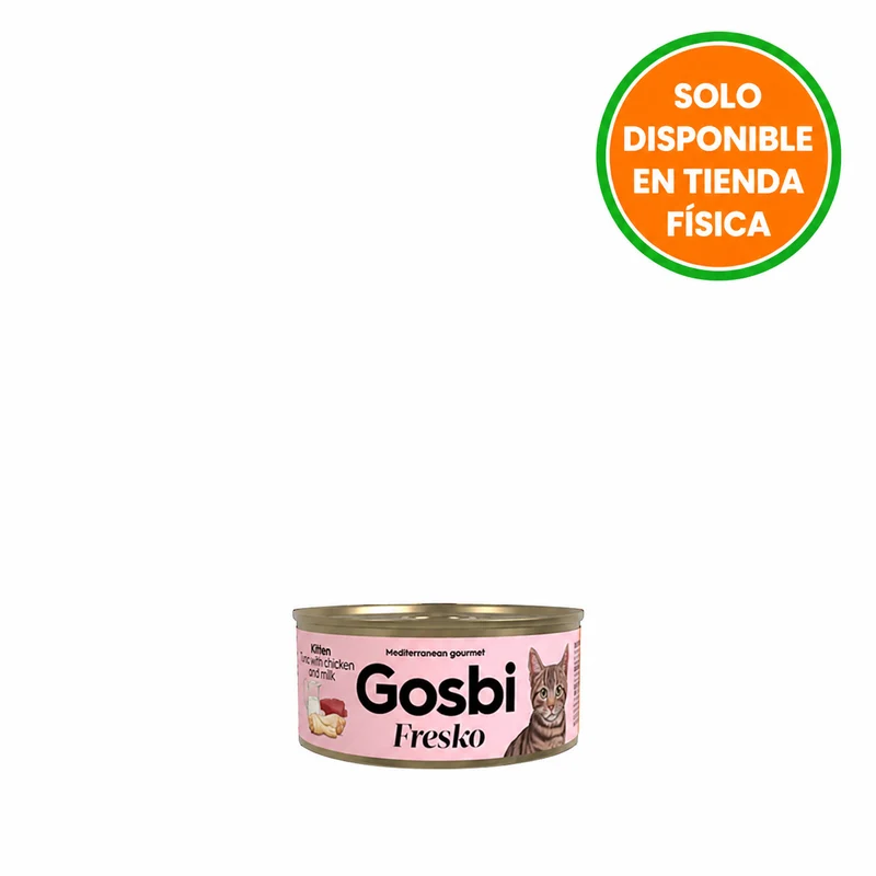 Gosbi Fresko Cat Kitten Atún con Pollo y Leche 70 gr