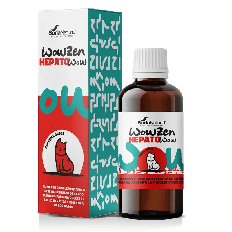 Soria Natural - Suplemento hepático Hepatowow para gatos
