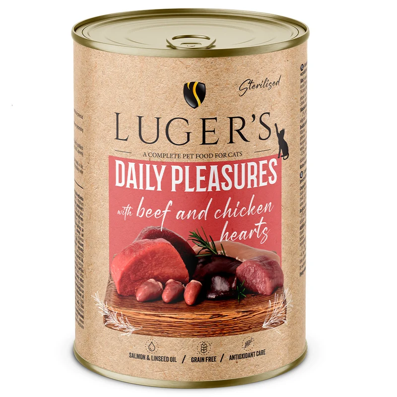 Luger’s - Ternera y corazón de pollo 400g