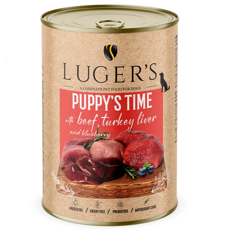 Luger’s - Ternera, hígado de pavo y arándanos 400g