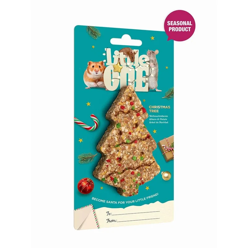 Little One Christmas Tree Treat-Toy Galleta 45g