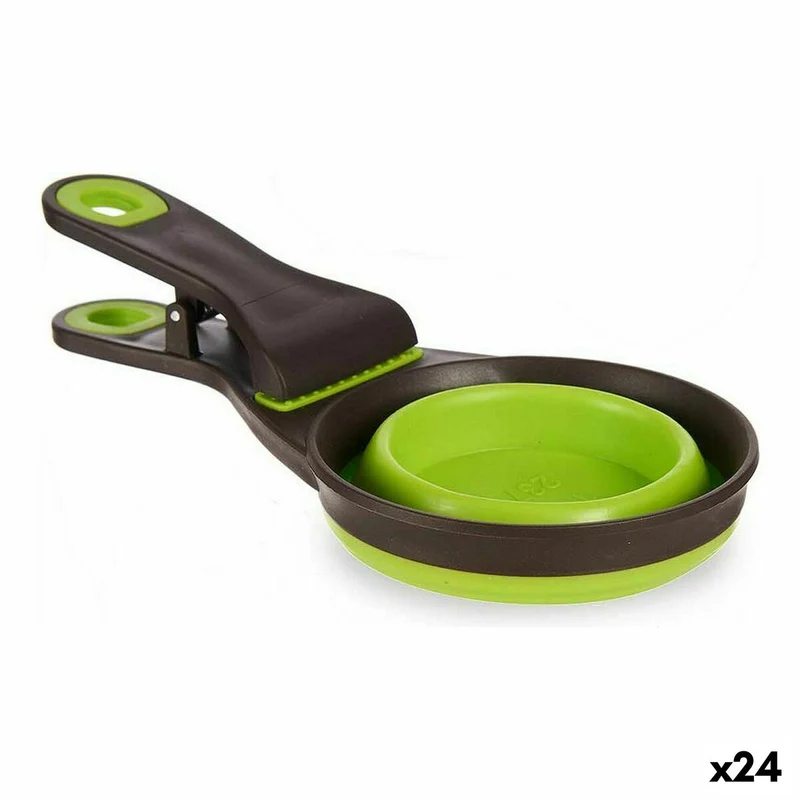 Measuring spoon Mascow Green Grey 237 ml 3-in-1 (24 Units)