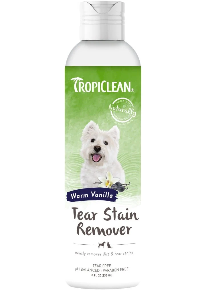Tropiclean Limpieza Manchas Lagrimal Vainilla Limpiador Facial 236ml