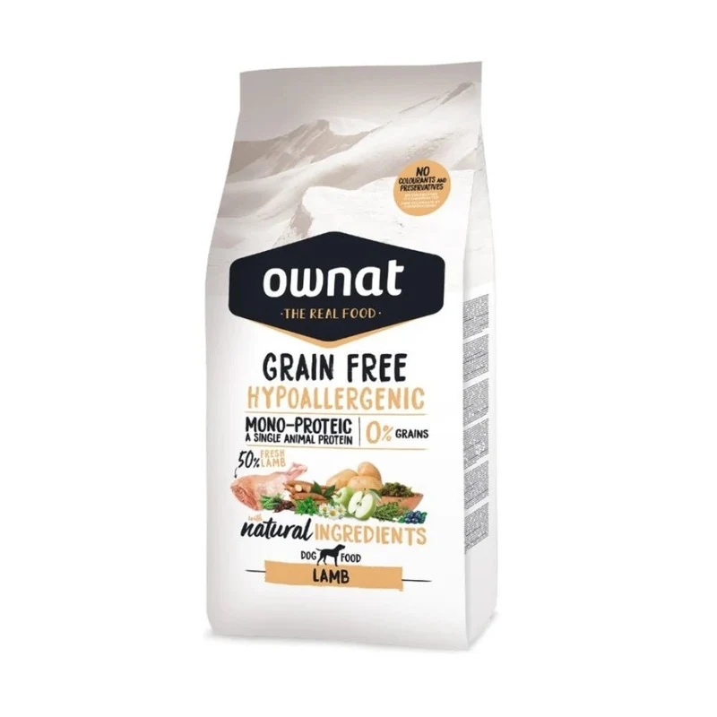 Ownat Grain Free Canine Hypo Cordero Pienso Seco 3Kg