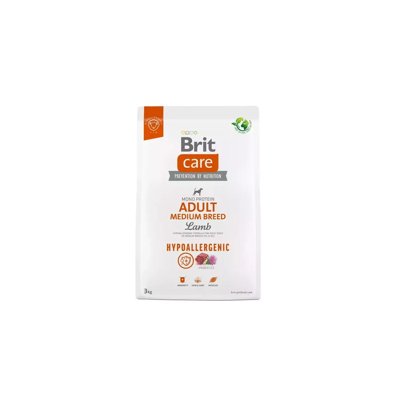 Brit Care Adult Medium Breed Cordero Alimento Seco 3Kg