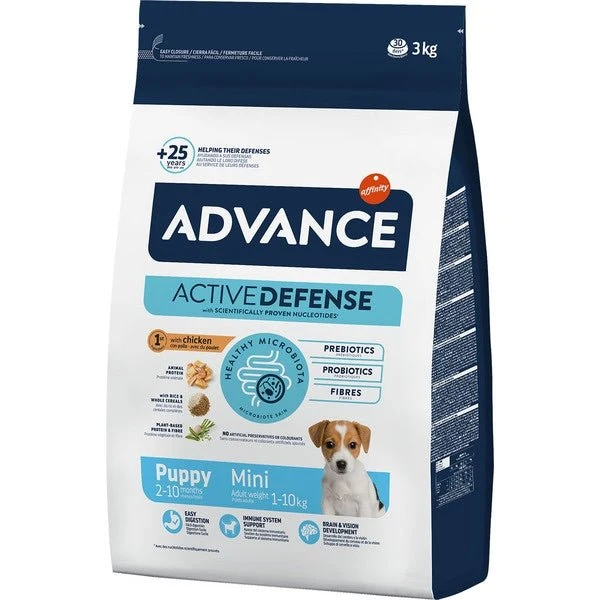 Affinity Advance Puppy Mini Pollo Arroz Pienso Seco 3Kg