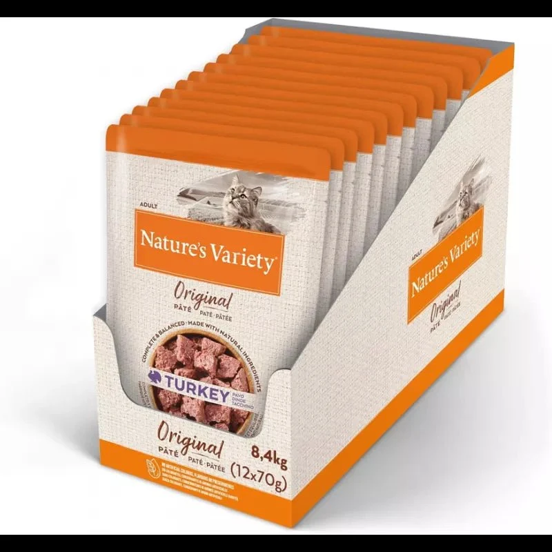 Nature's Variety Original Pavo Comida Húmeda 12 x 70g