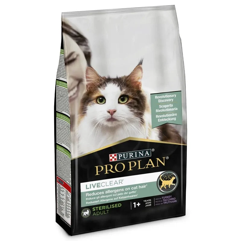 Purina Pro Plan LiveClear Alimento Seco Gato Esterilizado Pavo 7Kg