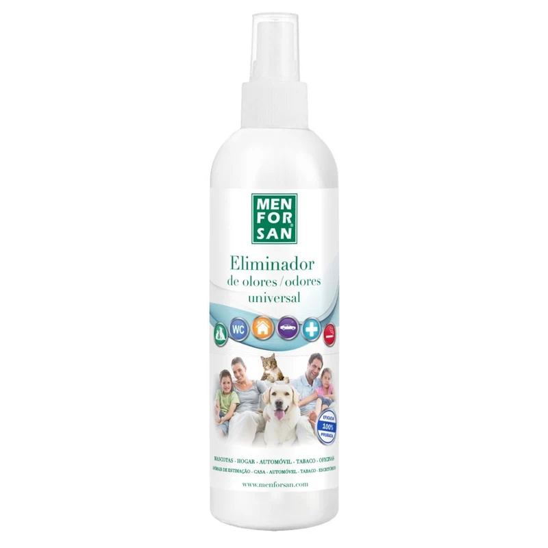 Menforsan Fragancia Eliminador de Olores Ambientador en spray Talco 250ml