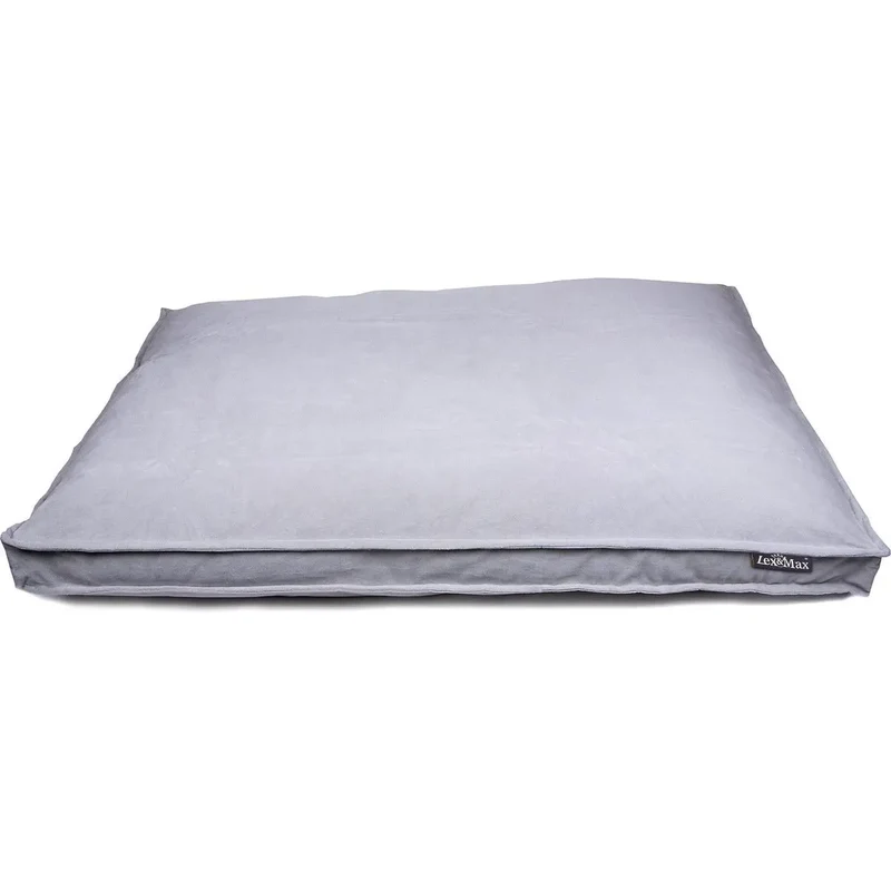 Lex&Max Funda Boxbed Royal Velvet Gris Claro 90x65 cm