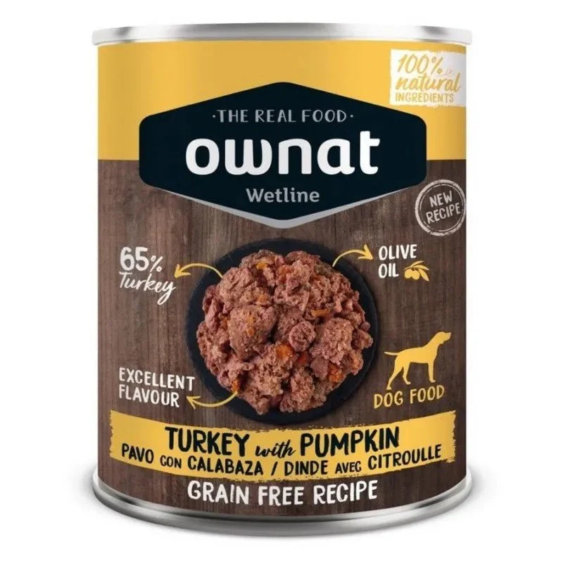 Ownat Wetline Canine Pavo Con Calabaza Lata 400gr
