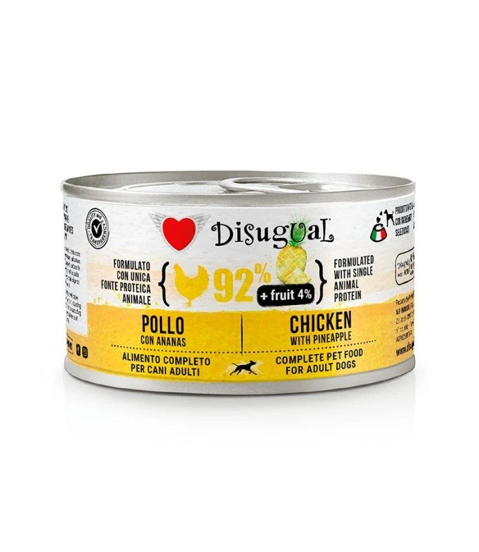 Disugual Fruit Dog Pollo Piña Alimento Húmedo 150g