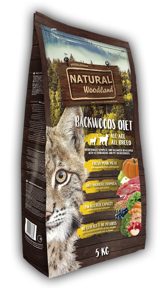 Natural Woodland gato - Pienso de cerdo ibérico