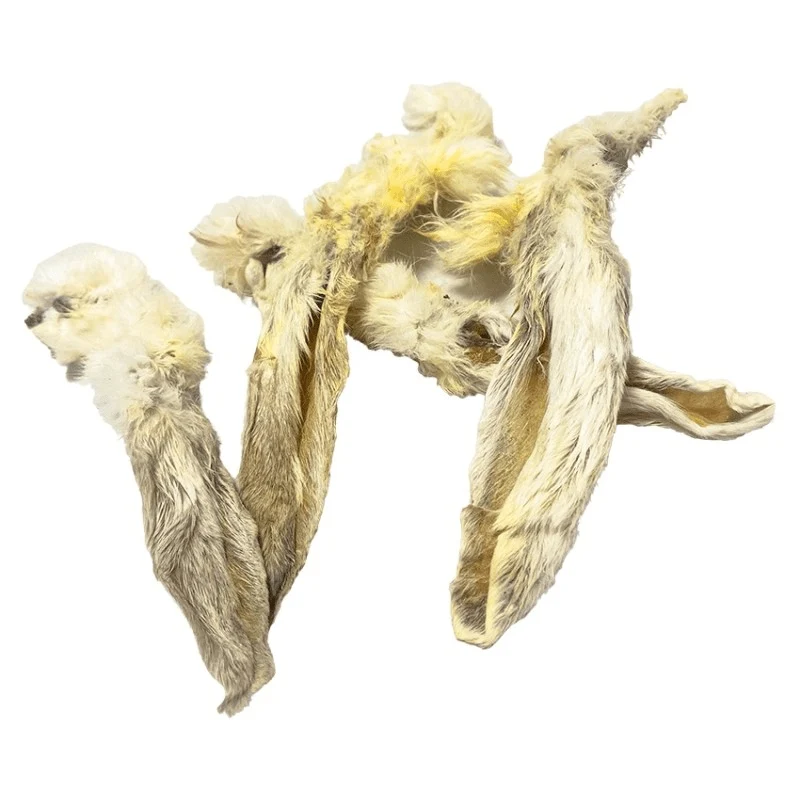 Fresh Raw Oreja de Conejo con Pelo para Perros – Snack Natural Dental