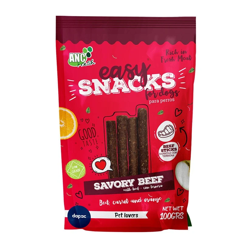 Easy Snacks Savory Beef – Barritas de Ternera para Perros (100g)