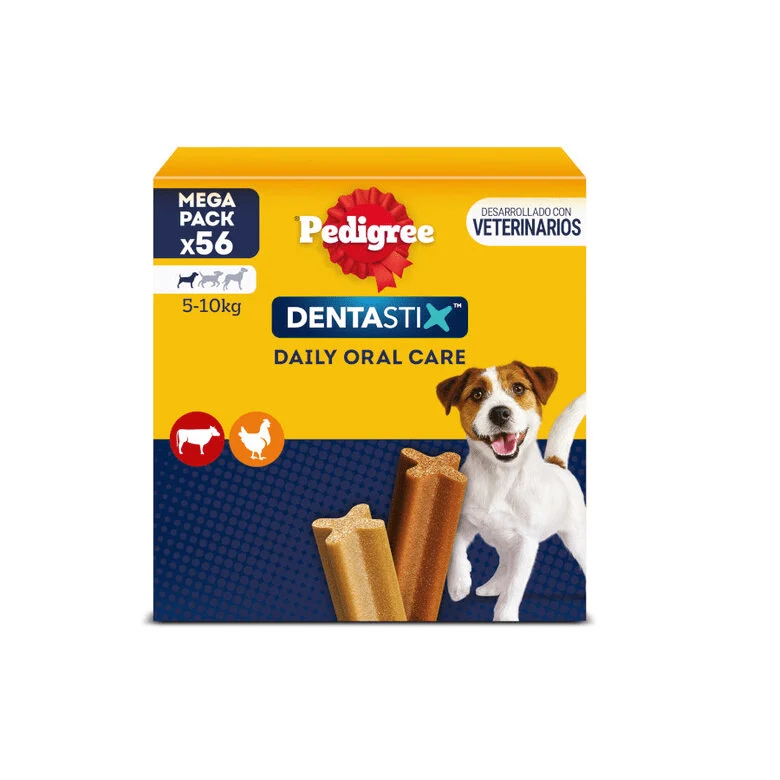 Pedigree Dentastix para Perros Pequeños – Snacks Dentales 56 Unidades