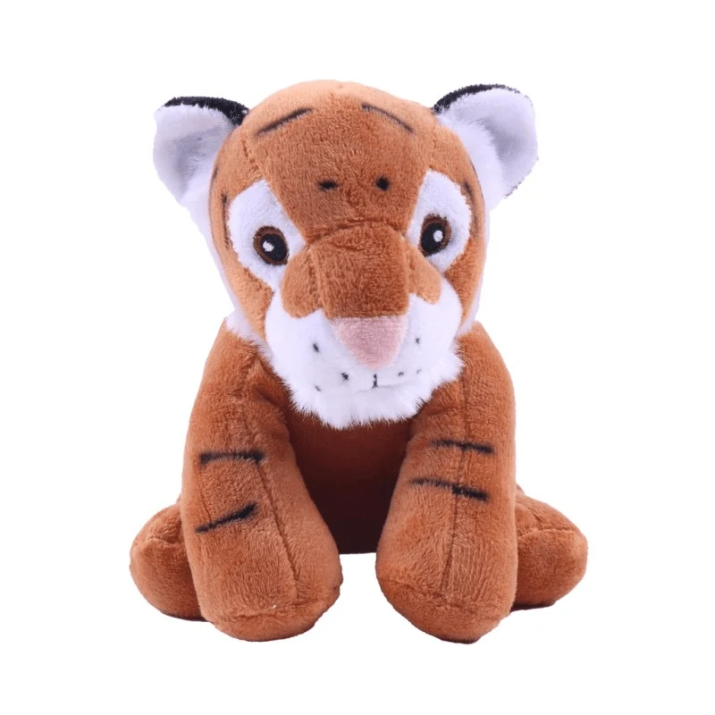 Twinbee Peluche Tigre 15cm con Sonido – Juguete suave y chirriante para perros pequeños