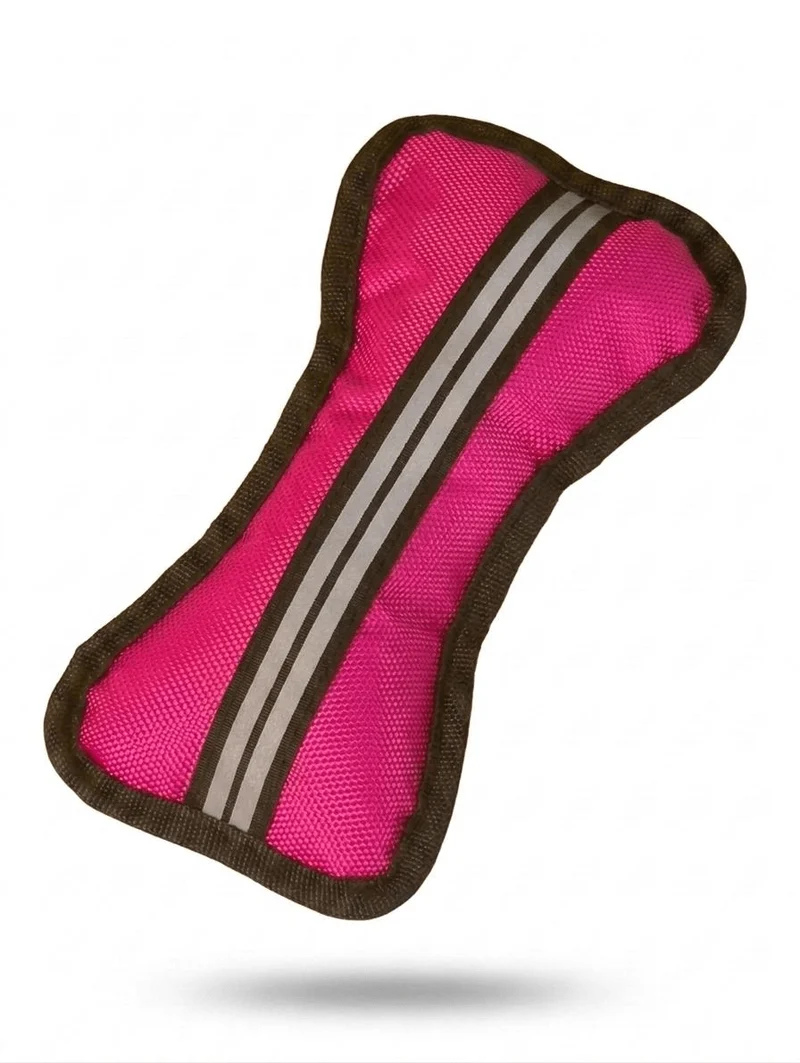 Hueso de Nylon Flotante con Bandas Reflectantes 21cm – Juguete para perros en agua y poca luz