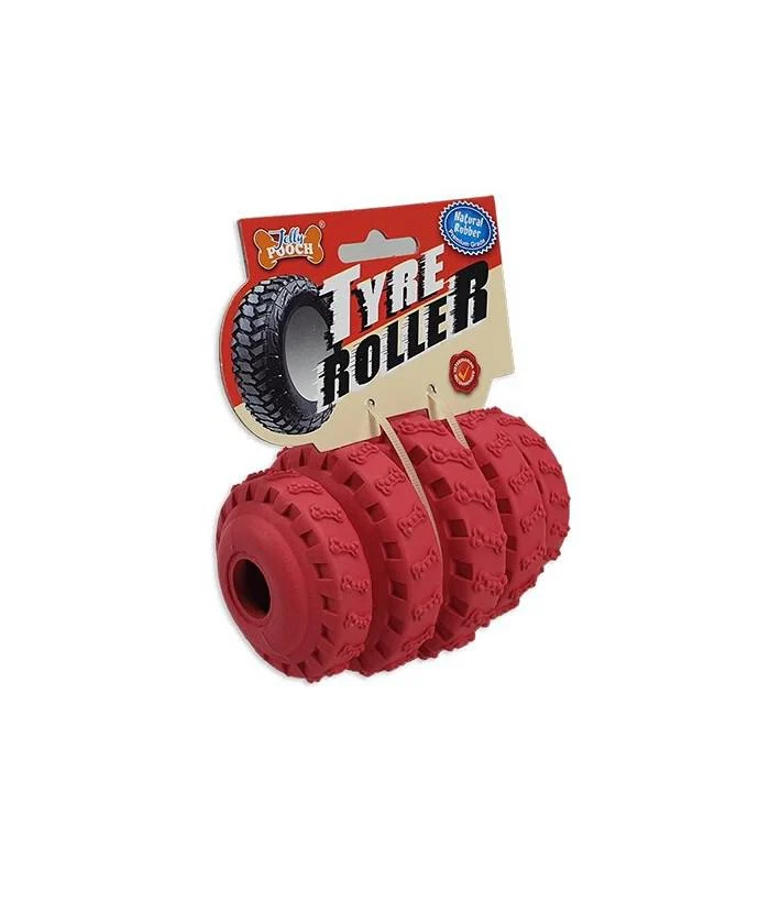 Mordedor Tyre Roller Aroma Vainilla 12cm | Rellenable para Perros